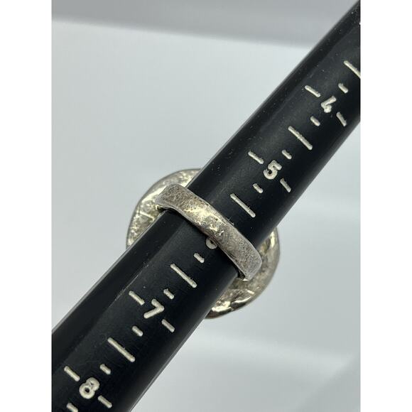 Tous 925 Sterling Silver Modernist Ring SIZE 6 (19.5 Grams! - Picture 7 of 12